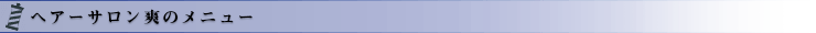 メニュー